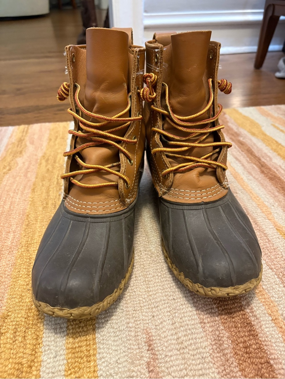 L.L. Bean Women's Original Duck Boots in Brown